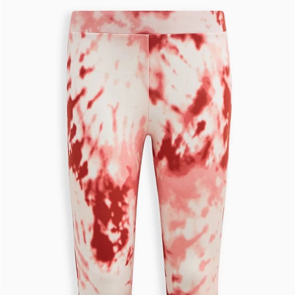 ❤️NWT VINTAGE TORRID TIE DYE CROP CAPRI SIGNATURE WAIST PREMIUM LEGGING - Picture 4 of 9
